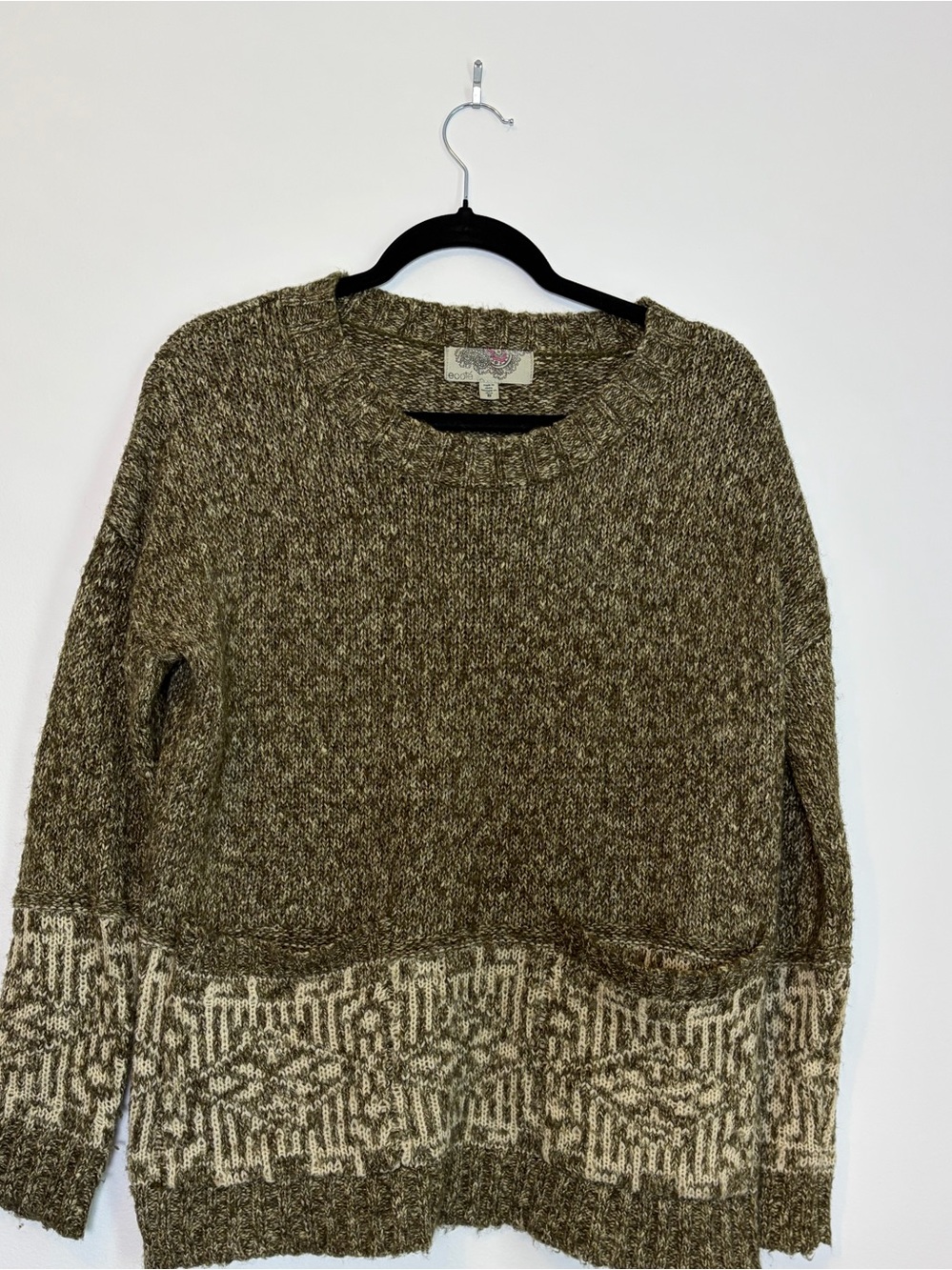 Ecote Olive Lightweight Sweater Small